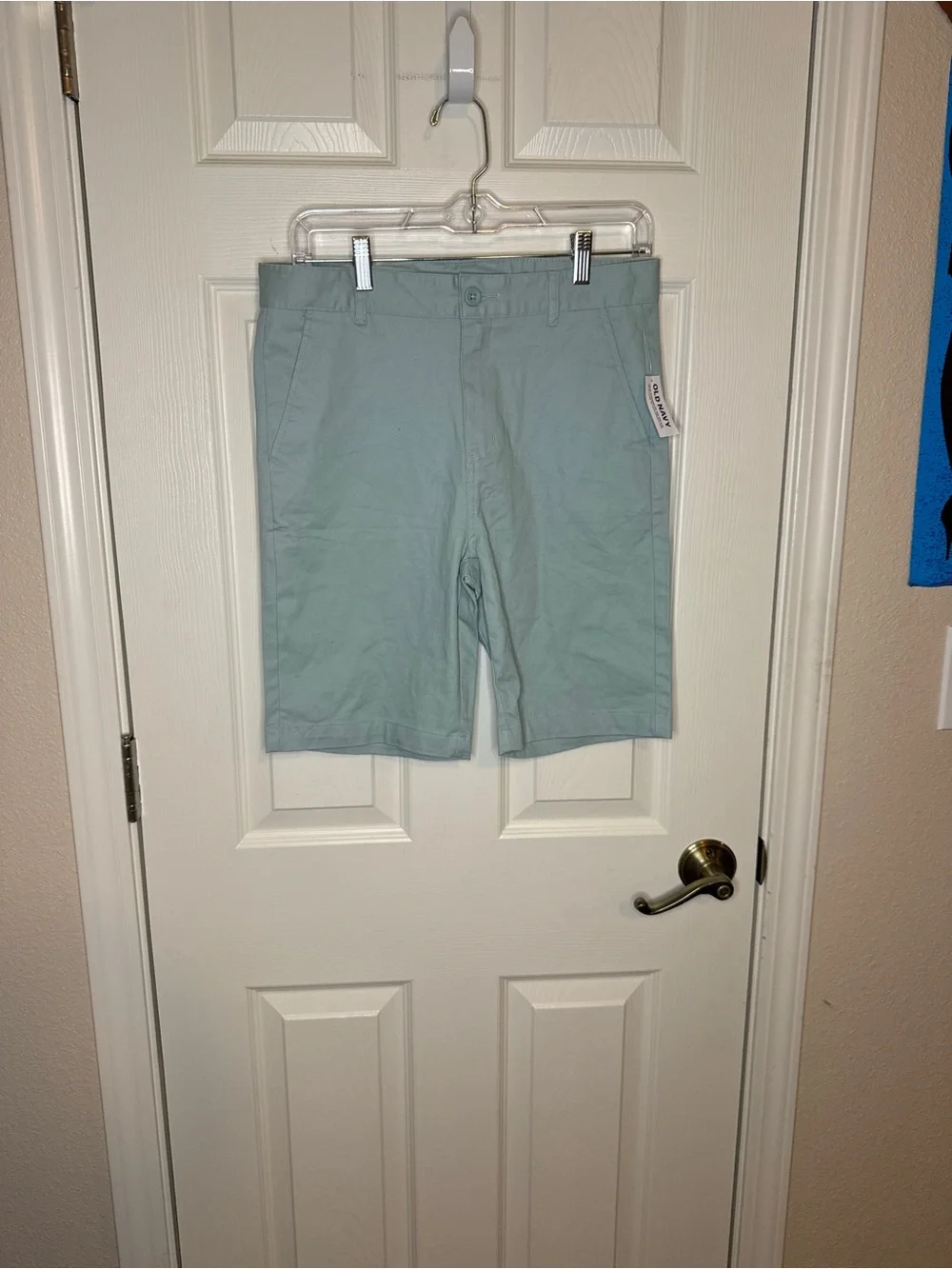 NWT Old Navy Built-In Flex Shorts Size 16 Light Green